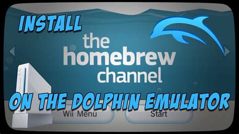 how to mkae homebrew chanel work on dolpihn|dolphin emulator homebrew download.